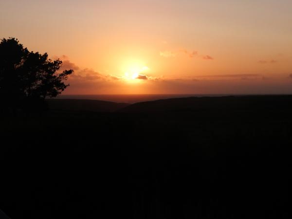 coucher du soleil sur Donnant 2