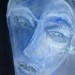 femme bleue